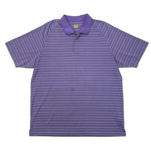 Pebble Beach Polo Shirt Mens XXL 2XL Amethyst Purple Performance Lone Cypress